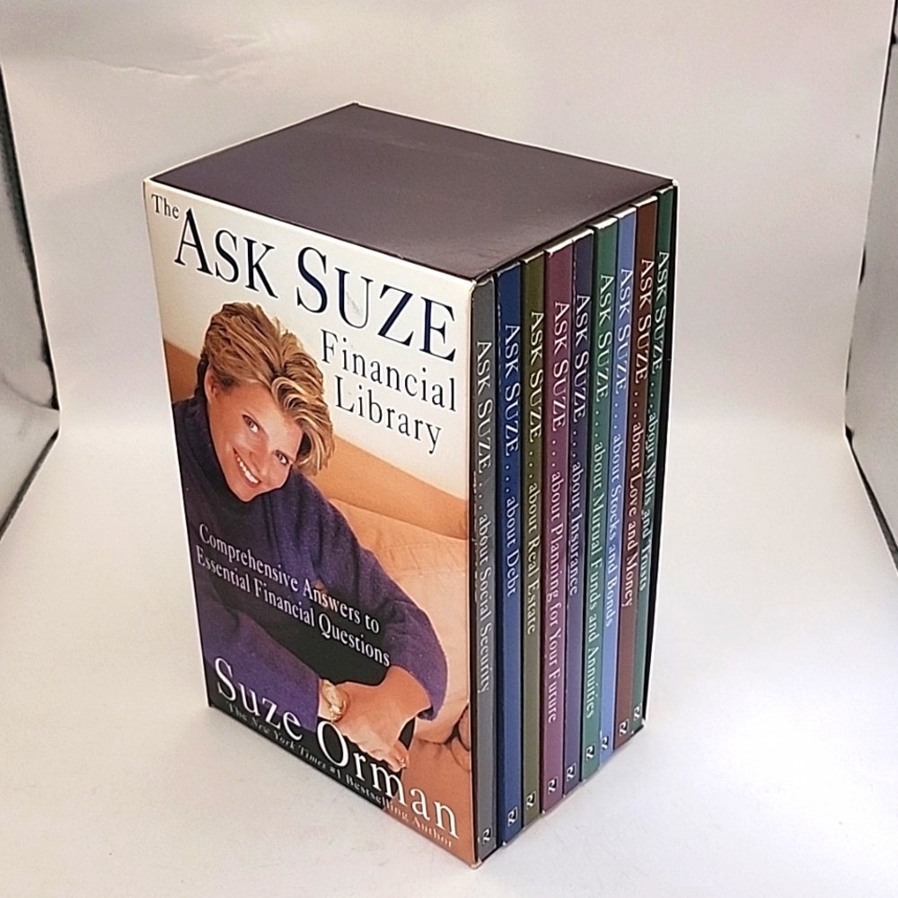 Vintage 2000 Suze Orman Financial Library 9 Book Box Set